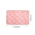 thumbnail image 3 of Dvruxg Thickened Absorbent Bathroom Mat – Non-Slip Soft Velvet Floor Rug for Toilet, Restroom & Bedroom, Easy-Care Polyester Door Mat with Anti-Slip Backing, 3 of 5