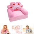thumbnail image 4 of Toddler Chair, Foldable Cloth Sponge Soft Fold Out Couch Bed Floor Cushion Armrest Sofa for Napping Playing Sleeping Reading, 4 of 8