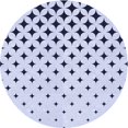 thumbnail image 1 of Ahgly Company Tapis Rond Lavable en Machine Intérieur Transitionnel Bleu Lavande, 5 Pieds Rond, 1 of 7