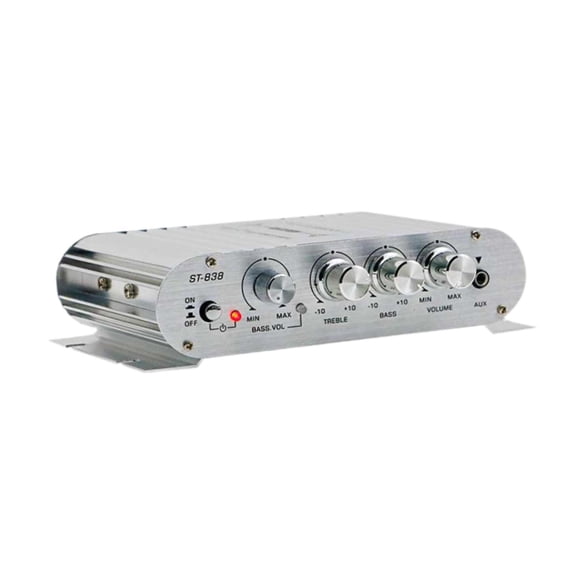 TISHITA Mini Amplifier Easy to Install 12V 80wx2 for Mobile Phone Projector Computer