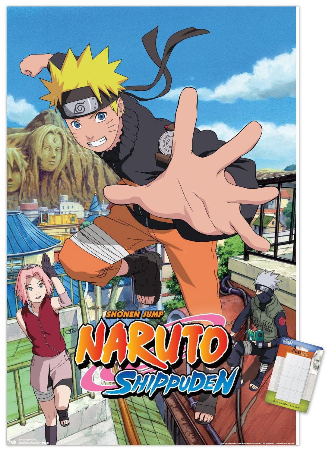 Naruto Shippuden - Jump Wall Poster