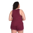 thumbnail image 3 of George Women's Plus Two Piece Pajama Set, 3 of 6