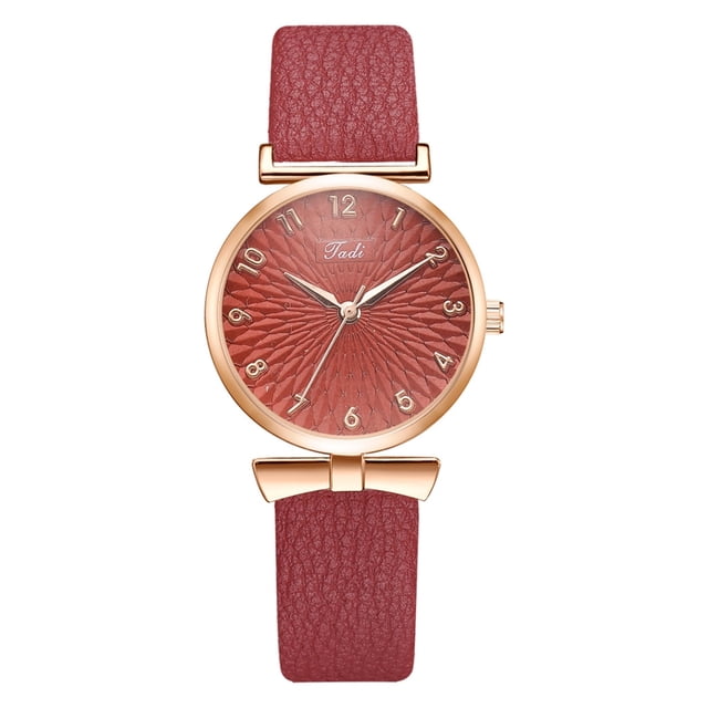 Jadi European And American Fashion Style Gold Dial Delicate Carved Ladies Watch
