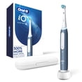 thumbnail image 1 of Oral-B iO Series 4 Electric Toothbrush with Brush Head, Rechargeable, Slate Blue, 1 of 13