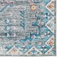 thumbnail image 3 of Barron 5' x 7' Washable Area Rug, Grey and Green, 3 of 8
