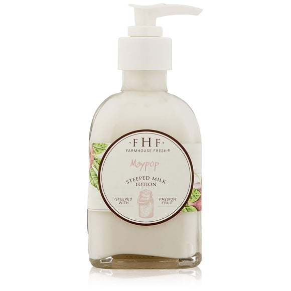 FarmHouse Fresh Lotion de Lait Infusé Maypop, Fruit de la Passion, 8 Fl Oz