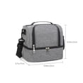 thumbnail image 3 of Yhmxh Kitchen Storage Pantry Organizers And Storage Kitchen Organizer Food Containers Insulating Lunch Bag with Waterproof Double Layer Design for Bento Milk Bottle and Meal Boxes Cooler Bag, 3 of 9