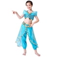 thumbnail image 1 of HAWEE Jasmine Costume for Girls Sequin Princess Dress Up Princess Cosplay Costumes, 1 of 7