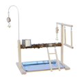 thumbnail image 4 of Parrot Playstand Bird Stand Platform Boredom Breaker Training Parrot Play Stand, 4 of 9