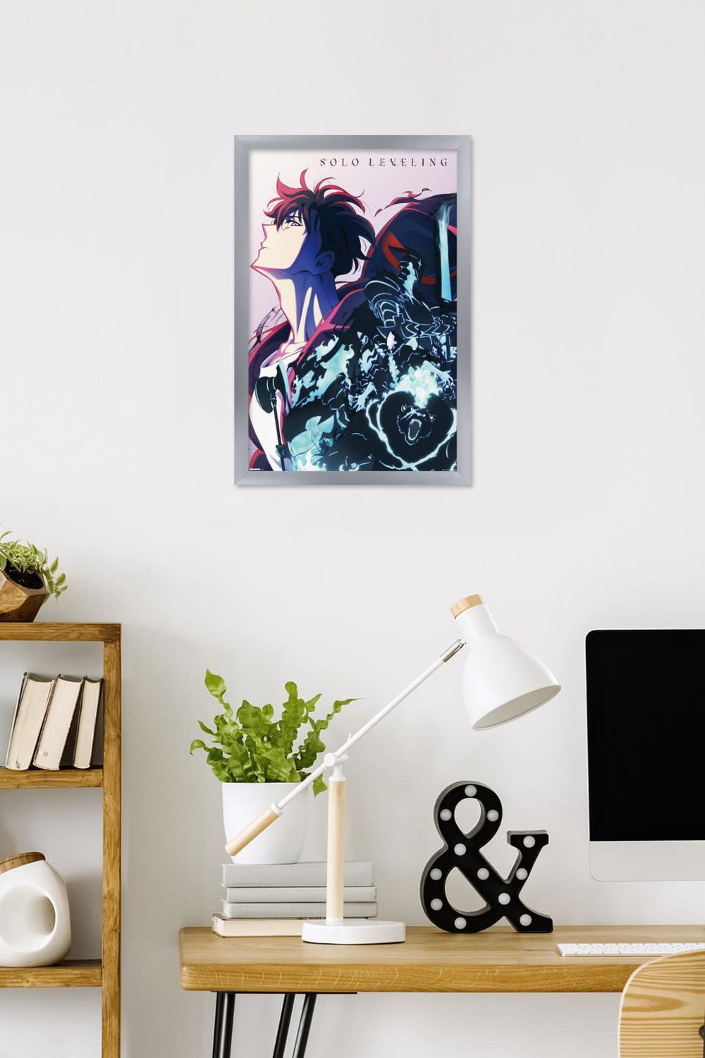 Solo Leveling: Season 2 - Teaser Key Art Wall Poster, 14.725" x 22.375" Framed