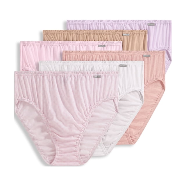 Jockey Femmes 100 % Coton Elance Coupe Française - Lot de 6
