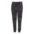 thumbnail image 1 of Independent Trading Co. Mens Midweight Fleece Pants, L, Black Camo, 1 of 2