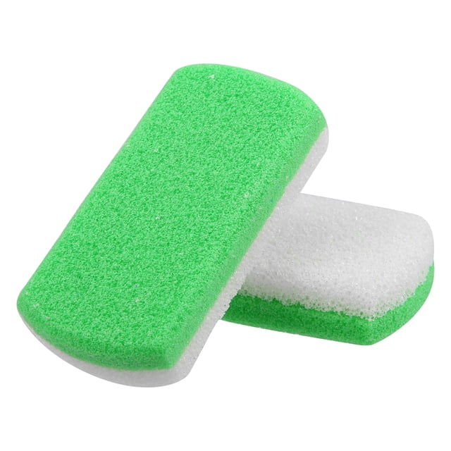 Unique Bargains 2 Pcs Foot Care Exfoliating Scrub Stone Double Sided Fine and Coarse Pumice Stone Foot File