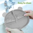 thumbnail image 4 of PENGXIANG 5pcs Baby Feeding Set Food-grade Silicone Bear Shape Baby Tableware Set for Home, 4 of 7