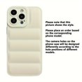thumbnail image 3 of Down Jacket-Shaped 3D Phone Case for iPhone 14 Plus/13/12/11 Pro Max/XS Max/XR/8/7 Plus/SE3/SE2, Fashionable Solid Color Design with Soft Shock Absorption, Scratch & Fingerprint Resistance, Durable &, 3 of 5