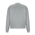 thumbnail image 4 of Chandail à Col Rond Décontracté pour Adultes Unisexe, Coupe Ample, Doux, Manches Longues, Chandail d'Entraînement, Hauts, Tenues Assorties pour Couples, 4 of 5