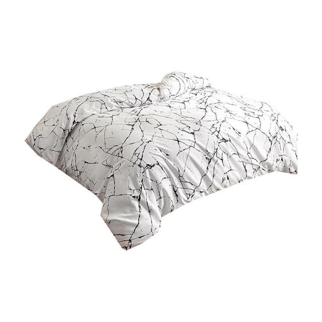 Birdeem Housse de Couette Simple d'Été Conviviale Brossée Housse de Couette Simple Toutes Saisons Conviviale Literie Douce Housse de Couette Double Motifs Frais