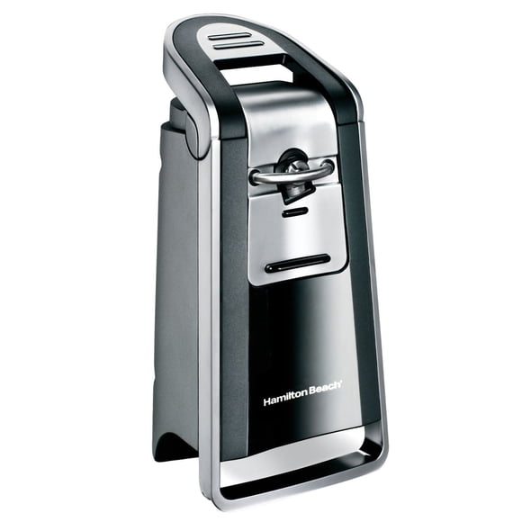 Ouvre-boîte électrique Hamilton Beach Pop-Top avec ciseaux, boîtier en plastique, modèle 76607G