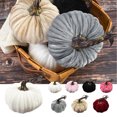 thumbnail image 1 of Velvet Pumpkins Home Decoration，Handmade Velvet Pumpkins Decor forFall Decorations for Home Kitchen Table Indoor Outdoor Friendsgiving Party Decor, 1 of 3