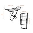 thumbnail image 2 of Winter Savings Clearance pimelu X-type Floor Drying Rack Balcony Folding Drying Rack Indoor And Outdoor Installation Drying Rack The Big Save, 2 of 8