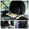 thumbnail image 4 of FH Group Neoprene Waterproof Custom Fit Car Seat Covers for 2011–2021 Jeep Grand Cherokee Full Set Beige, 4 of 5