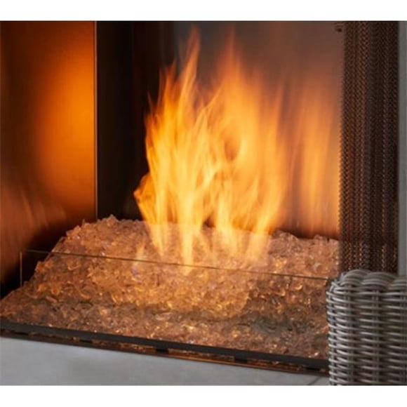 Monessen Hearth MOD-ODCOUG36 36 in. Courtyard Fireplace Contemporary Hearth Kit for Use with Glass Media