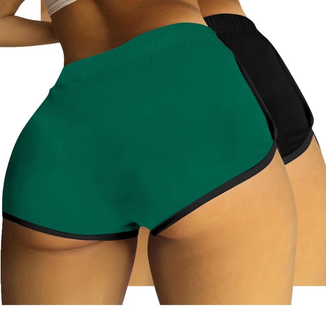 FNFYFH Clearance Ladies Gym Loose Fit Solid Summer Athletic Shorts Comfortable Exercise Shorts,Navy
