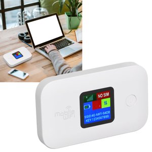 Mobile WiFi Hotspot, chiffrement sécurisé 10 Partage des utilisateurs 300Mbps Europe Asie Version Compact 4G LTE portatif WiFi avec SIM Fente de la carte pour tablette pour PC
