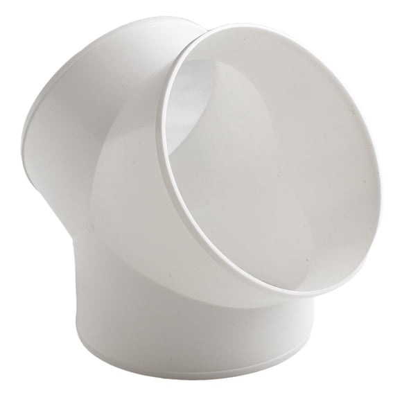 Airflow Distribution Splitter Ducting Splitter Connector Home Ventilation 100mm 3 9in Solid Plastic Ducting Improved Ventilation