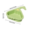 thumbnail image 2 of TIELUTT Kitchen Vegetable Dehydrator Food Strainer with Hanging Design ABS Material Fruit Washing for Dehydrator with Timer Dry Fruit Tray with Cover Fruit Bulk Dehydrator for Food Dehydrator Sheets, 2 of 2