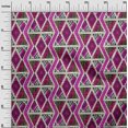 thumbnail image 3 of oneOone Cotton Flex Fuschia Pink Fabric Geometric Mix Texture Sewing Craft Projects Fabric Prints By Yard 40 Inch Wide, 3 of 4