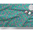 thumbnail image 2 of Soimoi Rayon Fabric Circle,Dot & Triangle Geometric Print Fabric by The Yard 42 Inch Wide, 2 of 3