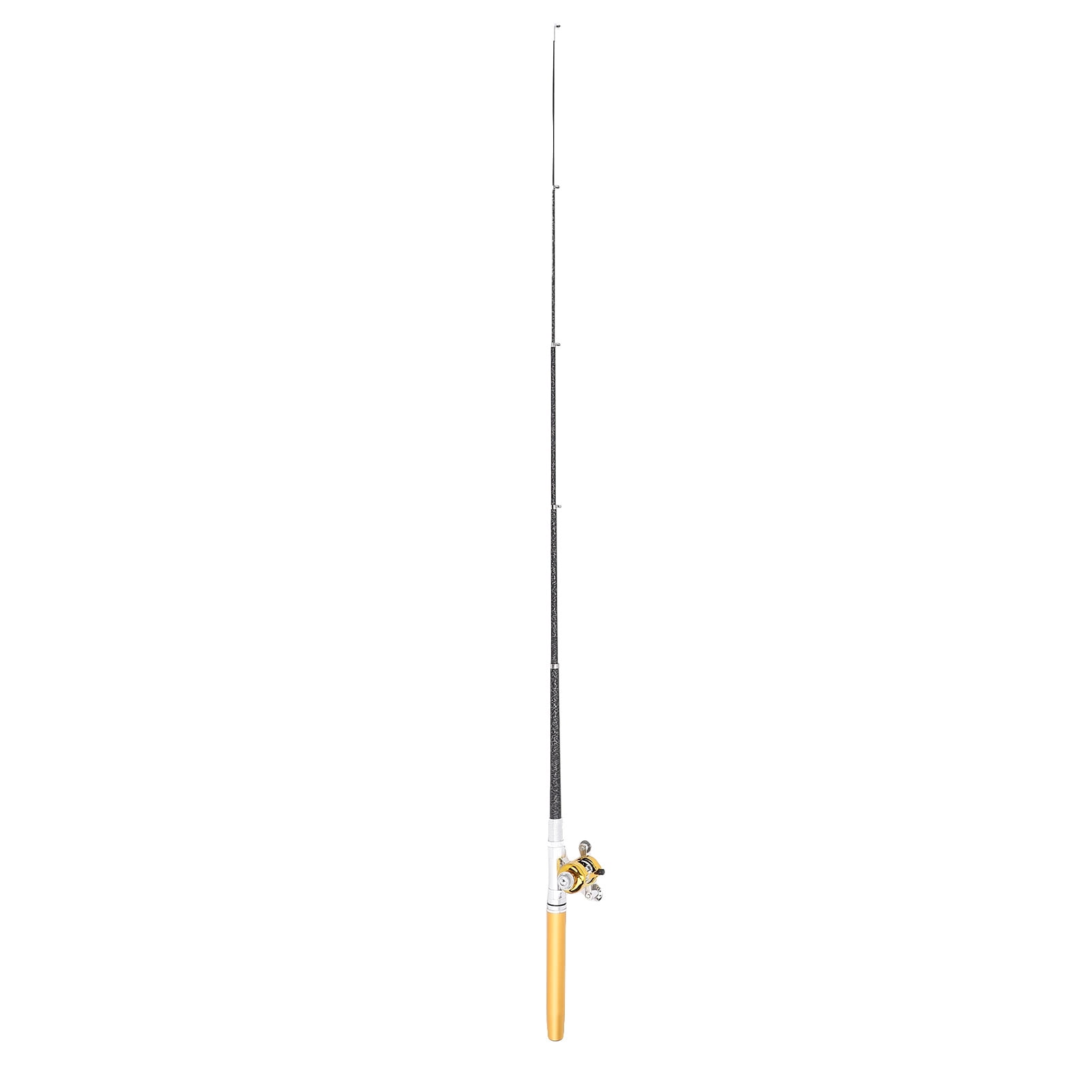 Portable Pocket Telescopic 37.4inch Mini Pen Fishing Rod, Small Pen Fishing Pole with Reel, Lightweight Fishing Rod Reel Combo for River Lake Ice Fishing