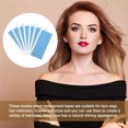 thumbnail image 2 of 10 Feuilles Ruban Adhésif pour Perruque Imperméable Résistant à la Sueur en Forme de C Hommes Femmes Dentelle Sangle de Perruque avant Kit Extension de Cheveux Accessoires pour Postiches, 2 of 8