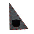 thumbnail image 2 of jinwen Grattoir pour Chat Cache-Gerçures pour Chats d'Intérieur Repos Sommeil Rouge et Gris, 2 of 9