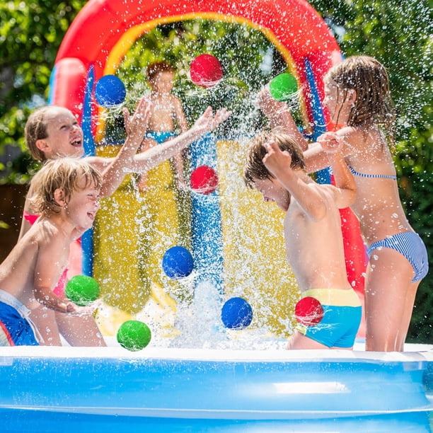 Jeu Bataille Eau été 24 Bombes à Eau Réutilisables - Ballons D'Eau Pour Batailles D'Été Fun