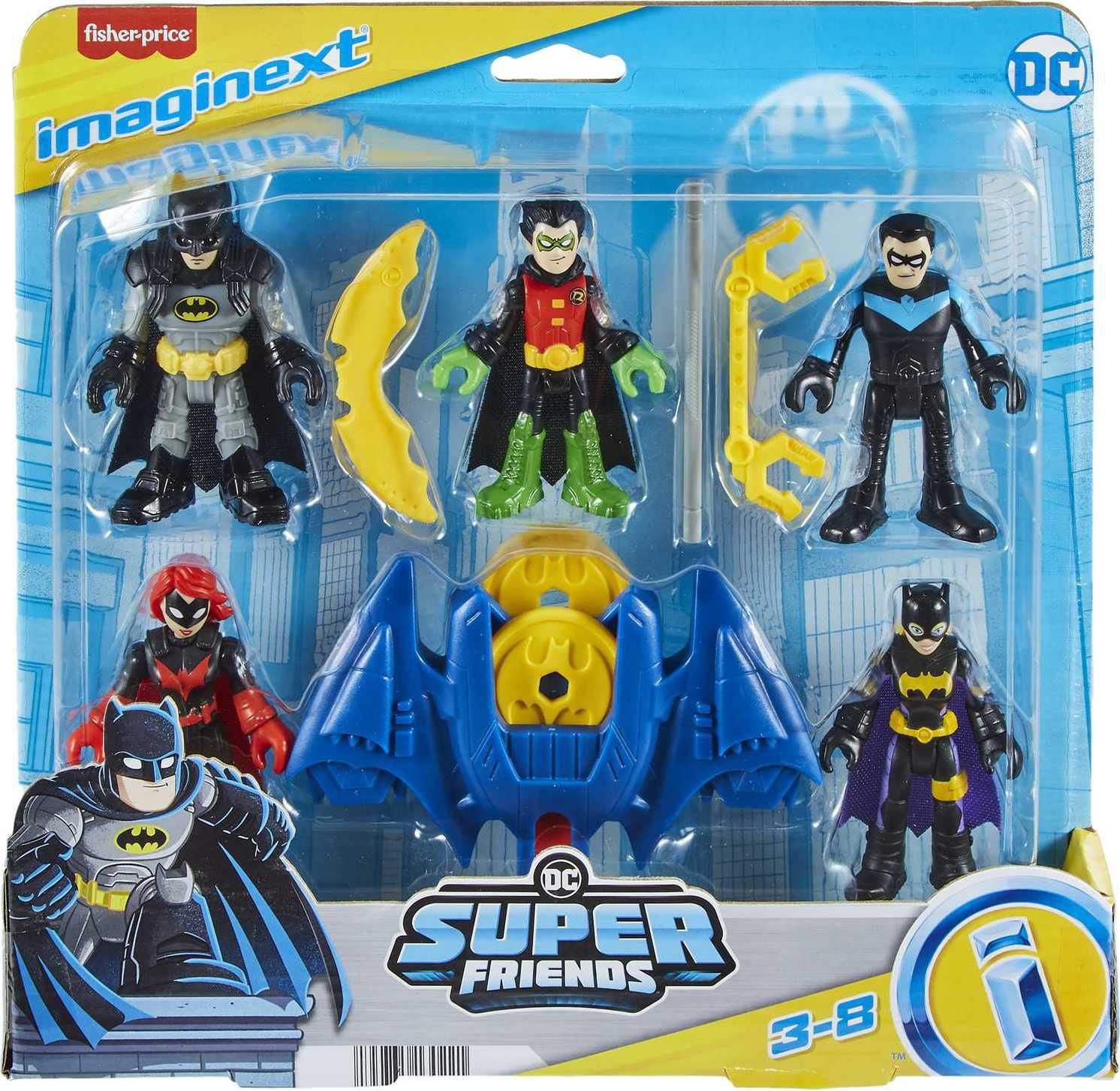 Fisher-Price Imaginext DC Super Friends-Multi-coffret Famille Batman