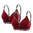 thumbnail image 1 of 2PC Women's Everyday Bralette - Snug & Firmer Support Bra | Curvy Look Enhancer, Fully Stretchable & Shape-Retaining for All Ages, 1 of 5