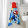 thumbnail image 3 of Super Mario "Fun For Us" Hooded Towel Wrap, 3 of 3