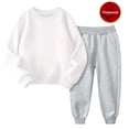 thumbnail image 2 of LIJCC Ensemble Deux Pièces pour Filles, Automne et Hiver, Chandail à Col Rond Rembourré et Pantalon, 2 of 4