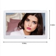 thumbnail image 4 of Chmadoxn 10-inch HD Digital Photo Frame Electronic Photo Album Calendar Clock Pictures Video Music Loop Playback Support Connected To The Computer, Headphones,speakers Digital Photo Frames, 4 of 9