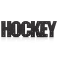 thumbnail image 1 of Bouclair Black Hockey LED Decorative Word, 1 of 4