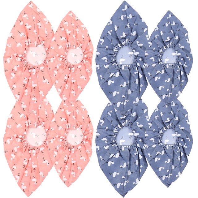 Shisuyan 4 Pcs Couvre-Chaussures Élastiques Couvre-Chaussures Lavables Couvre-Chaussures Réutilisables Couvre-Chaussures Respirants