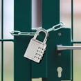 thumbnail image 4 of TopLLC Combination Lock 4 Digit Outdoor Combination Padlock For Gym School Home Room Lock head, 4 of 6