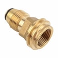 thumbnail image 1 of Qyaukm Propane Tank Adapter, Heavy Duty Conversion Connector with Leak Proof Design, Solid Brass Construction for Grills, Camping Stoves, Rv & Outdoor Heating Equipment, 1 of 8