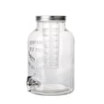 thumbnail image 4 of Hometrends Clear Glass Beverage Dispenser, 2 Gallon ,1 Piece, 4 of 7