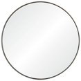 thumbnail image 2 of Miroir Rond Maxwell avec Fini Argent Brossé Antique, 2 of 3