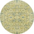 thumbnail image 1 of Ahgly Company Indoor Round Abstract Copper Green Oriental Area Rugs, 5' Round, 1 of 6