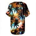 thumbnail image 5 of Hauts à Manches Courtes Grande Taille pour Femmes, T-Shirts à Col Rond Imprimé, Blouse Ample, T-Shirt Col en V pour Femmes en Liquidation, 5 of 5