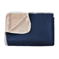 thumbnail image 2 of Oversized Machine Washable modern Bedding Sleep Navy Blue, 2 of 8